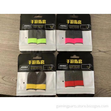 Mobile Phone Game Sweat-Proof Finger Tip Cover Non-slip Touch Screen Gaming Thumb Fingertip-Gloves for PUBG Finger Sleeve